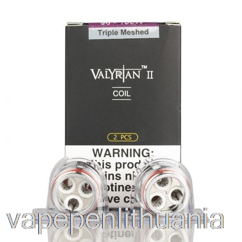 Uwell Valyrian Ii 2 Pakaitiniai Ritės 0,16 Omų Ir 2-3 Trigubo Tinklelio Ritės Vape Skystis